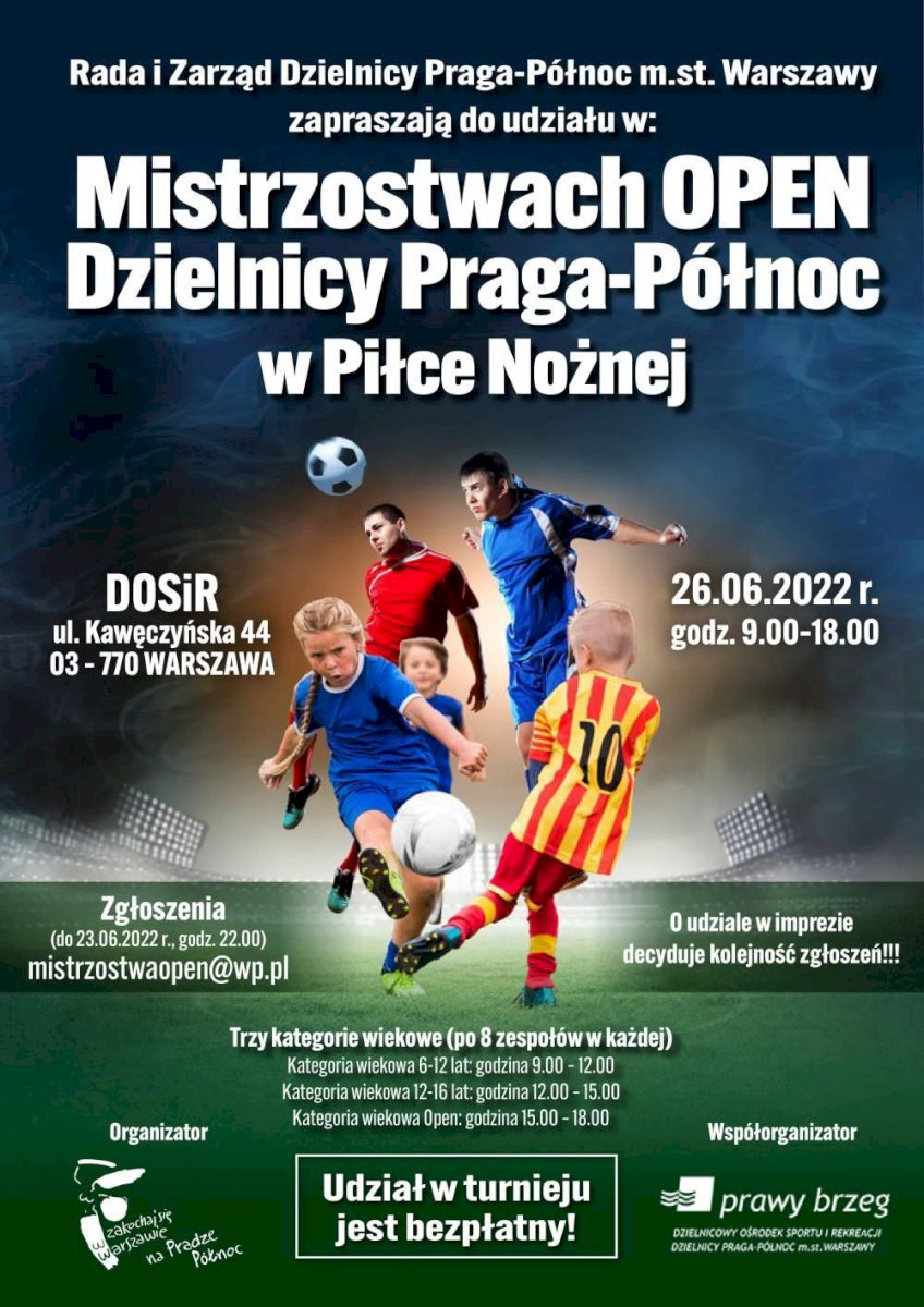 Mistrzostwa w piłce nożnej OPEN na Pradze Północ - Życie Pragi Północ
