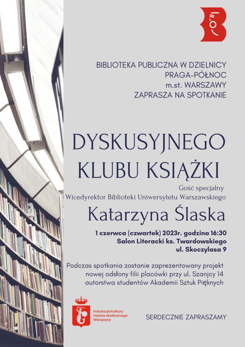 Dyskusyjny Klub Książki na Pradze - czerwiec 2023 - Życie Pragi Północ