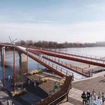 Wyniki przetargu na most pieszo-rowerowy na Pragę