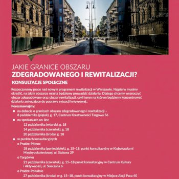 Gminny program rewitalizacji prawobrzeżnej Warszawy